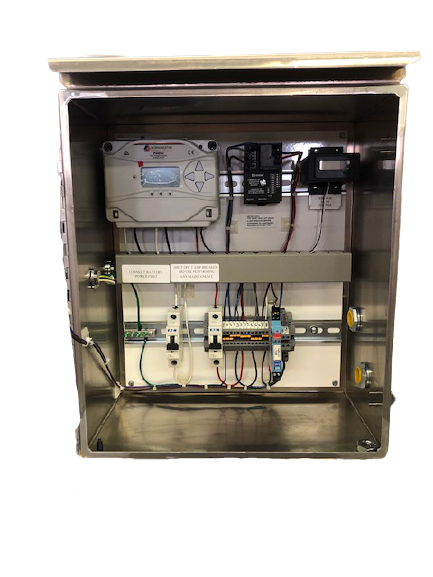 PRECO Control Cabinet - open